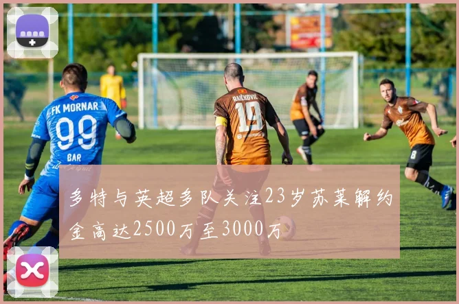 多特与英超多队关注23岁苏莱解约金高达2500万至3000万